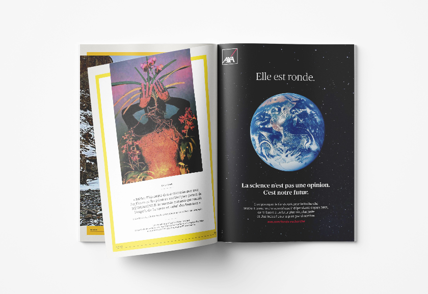 Cas client AXA - «&nbsp;Science is not an opinion&nbsp;» - Campagnes