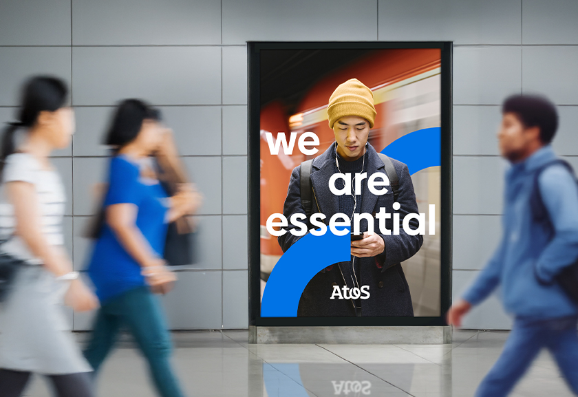 Cas client Atos - Advancing What Matters - Marque corporate